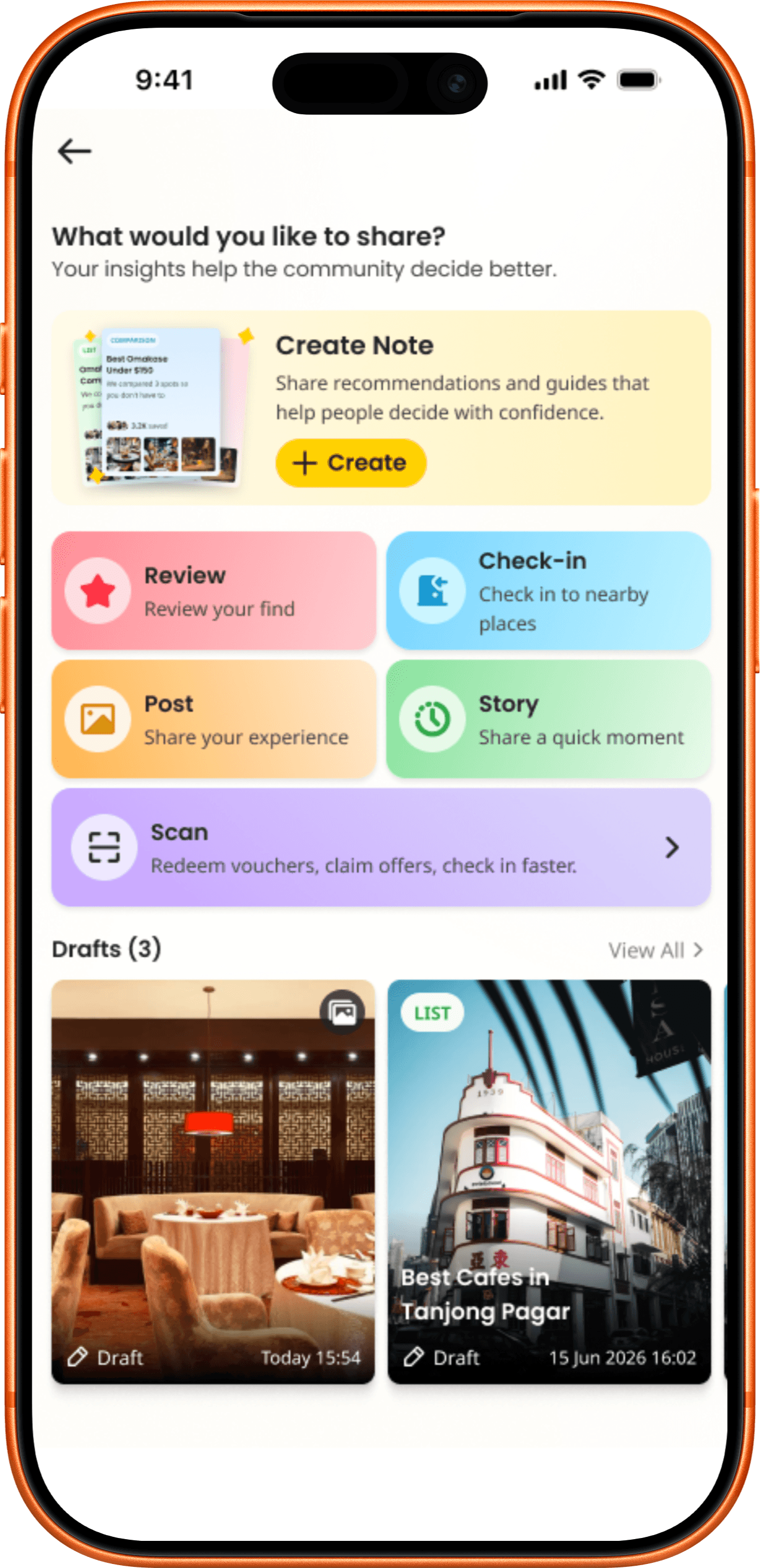 Share and create on Find
